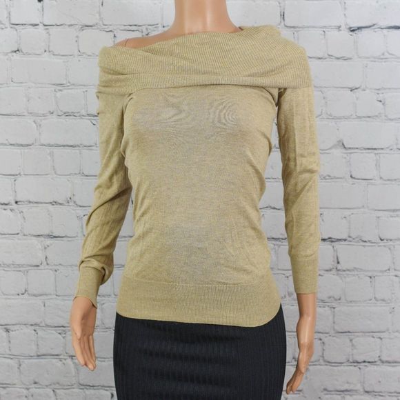 H&M Sweaters - H&M taupe knit cowl neck sweater